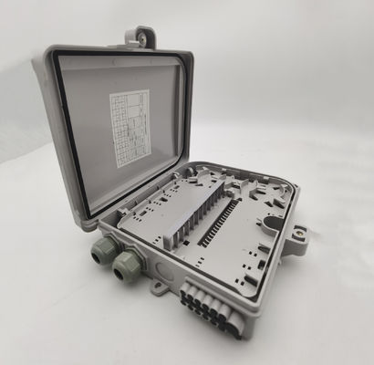 IP65 Waterproof 12 Ports FTTH Terminal Box with 1x8 Splitter and Wall Mountable Design