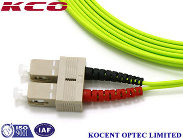 SC OM5 100G Duplex Simplex Fiber Optic Patch Cord with 50/125um Multimode and 40Gb/s Speed