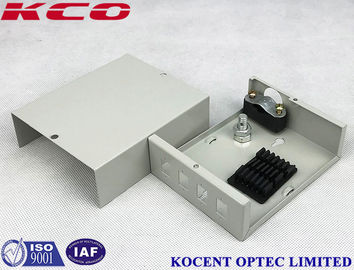 Indoor Wallmount Mini Size Fiber Optic Terminal Box with Steel Tape Construction for FTTH Projects