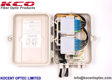 48 Ports Capacity Fiber Optic Terminal Box with SMC ABS Material for Wall Mounting Outdoor IP65