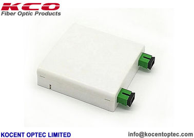 2 Fibers Capacity Fiber Optic Termination Box with 0.15dB Insertion Loss and 55dB Return Loss for FTTH Applications