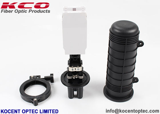 IP68 Fiber Optic Splice Closure FOSC with 1 In 2 Out Ports and 24 Core Capacity for Outdoor Networks