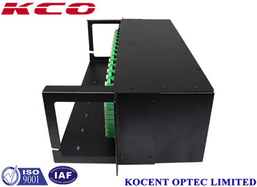 2x16 Fiber Optic Splitter PLC Splitter with 19'' Standard Rack Mountable Steel Tape/Aluminum Alloy Chassis