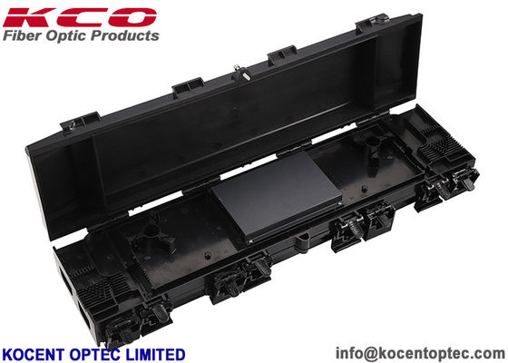 Waterproof Fiber Optic Splice Closure 48 Cores 8 Ports Inline Fiber Optic Splice Enclosure with PLC Splitter