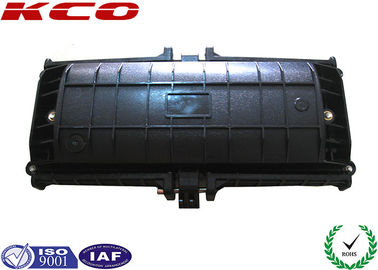 48 Cores 4 Trays 6 Cable Ports Horizontal In-line Fiber Optic Splice Closure for Aerial and Underground Networks