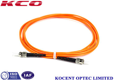 OM2 PVC LSZH 2.0m ST سلك الألياف البصرية MM ST UPC 2.0mm Simplex Duplex