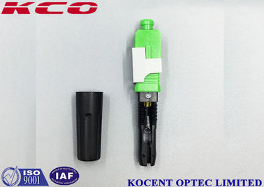 Green FTTH Solution Fiber Optic Fast Connector SC APC with 55mm and 60mm Lengths