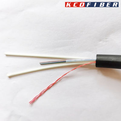 كابل ألياف ضوئية FTTH Mini ADSS بمسافة 80 مترًا SM 8fo 12fo 24fo ASU للاتصالات