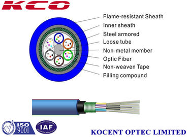 Flame-resistant Armored Structure Loose Tube Fiber Optic Cable for Mine Shafts and Optical Fiber Cable Applications