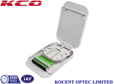 FTTH 8 منفذ البلاستيك FTB الألياف البصرية مربع المحطة الطرفية SC / APC ABS المواد PC KCO-FTB08C