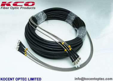 0.2dB Insertion Loss 4 Core 50/125um Fiber Optic Patch Cable for High-Speed Data Transmission