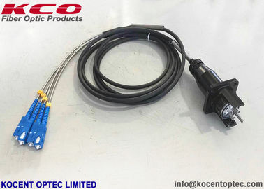 Outdoor  Grade IP65 Fiber Optic Patch Cord Tactical Fiber Connector for Harsh Environments