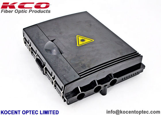 Outdoor Fiber Optic Terminal Box with 1x8 Mini Splitter and 12 Fiber Capacity for FTTH Wall or Pole Mounting