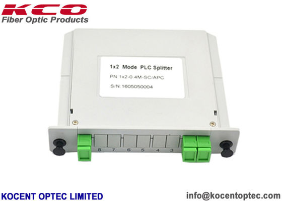 1x2 LGX نوع الفاصل الألياف الضوئية 1 * 2 SC/APC رابط لقطاع توزيع FTTH FTTA