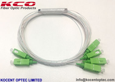أنبوب مصغّر ألياف بصرية PLC Splitter 2:4 2*4 2x4 SC APC UPC