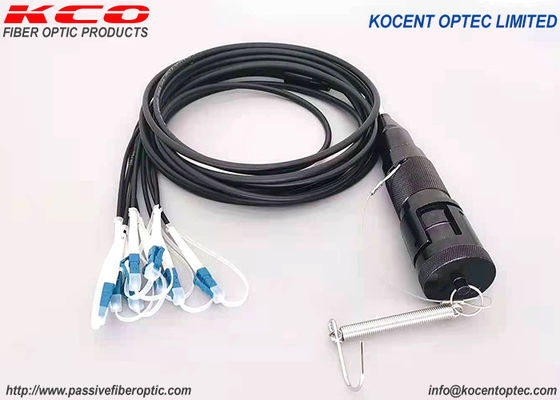 FTTA كابلات التشغيل الألياف الضوئية 4fo 8fo 12fo عازل المياه التكتيكي المدرع YZC