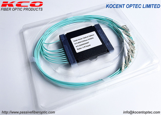 متعدد الوسائط OM3 عقدة الألياف الضوئية PLC Splitter 1 * 2 1 * 4 1 * 8 SC LC FC ST Connector